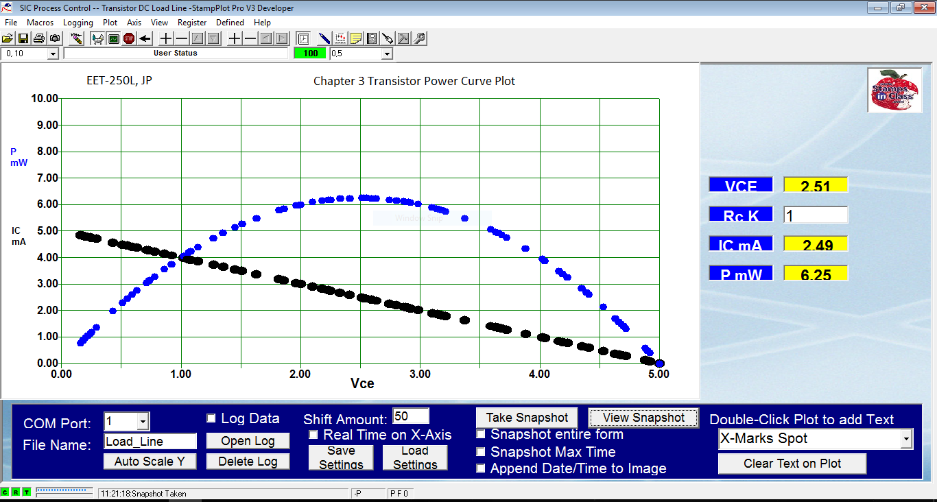 Chapter 3 load line transistor plot.png