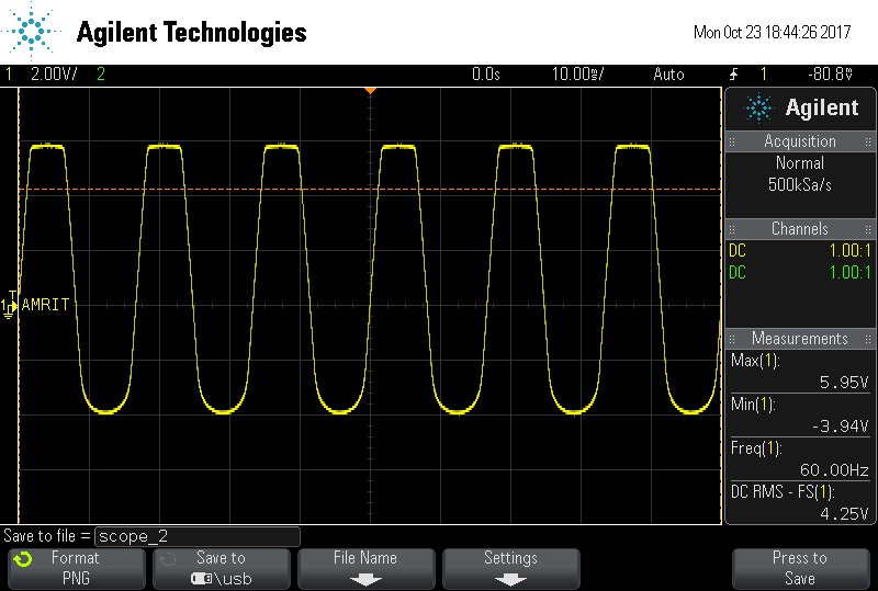 Step 6 Output Max. 5.95V  Min. 3.94V