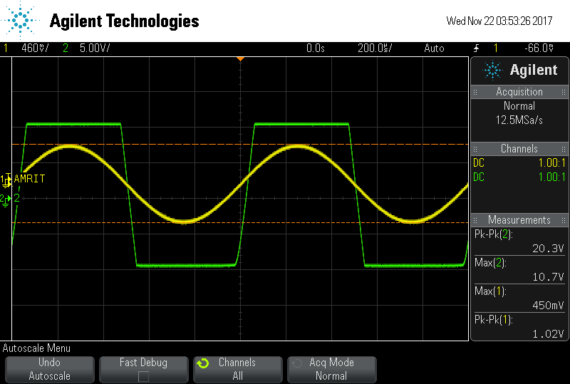 Non - Inverting with super high gain