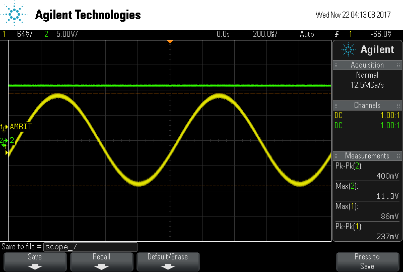 Schmitt Trigger with .2v